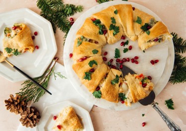 Havarti Chicken Christmas Wreath