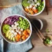 Salmon poke bowl