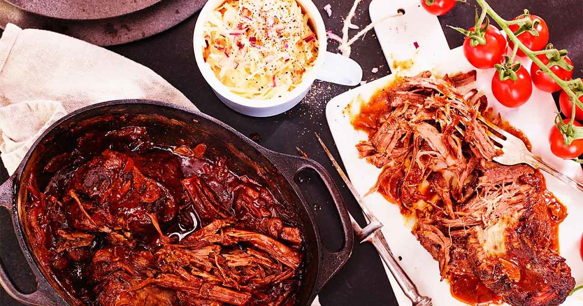 Pulled Beef Tacos på högrev
