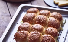 Hawaiian Ham and Creamy Havarti Sliders