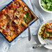 Vegetarisk ostlasagne med spenat och svamp