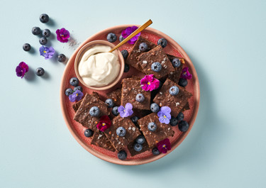 Brownie med søde kartofler