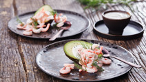 Avocado med rejer