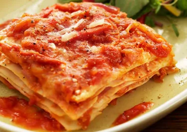 Lasagne med morot och cottage cheese