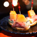 Juusto-serrano pincho –alkupalat