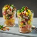 Ceviche med mango och koriander