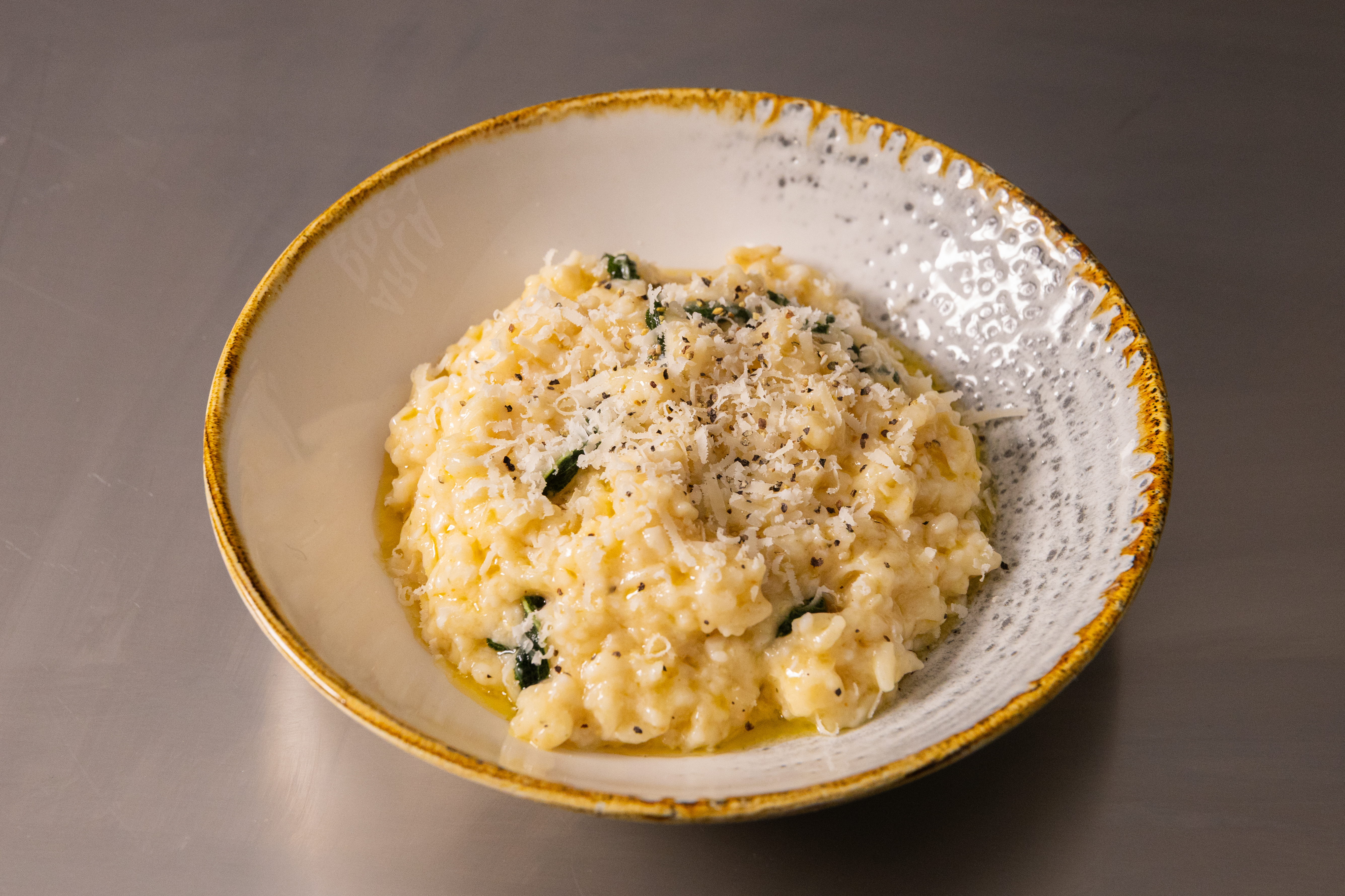 Brown Butter, Lemon & Crispy Sage Risotto
