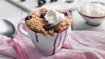 Bosbessen mug cake