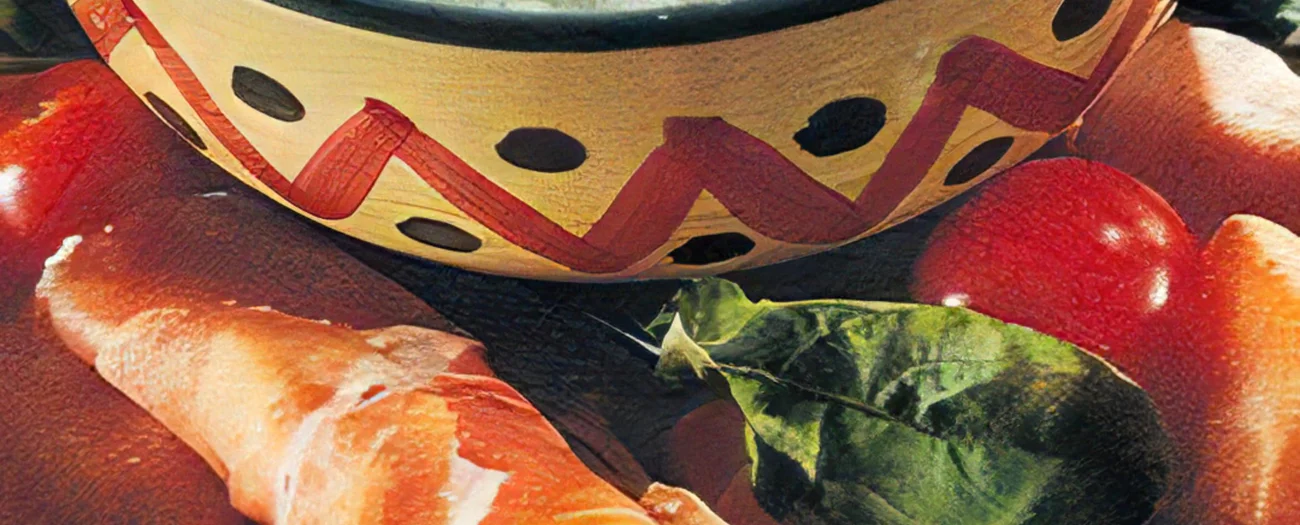 Parmaskinka med rucolasås