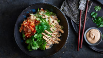 Salmon rice bowl