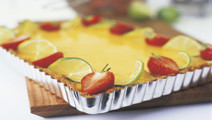 Jordgubbscheesecake med lime