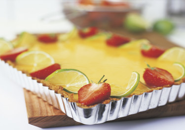 Jordgubbscheesecake med lime