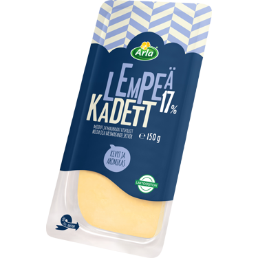 Arla lempeä kadett  17% viipale 150g