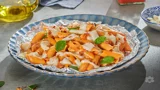 باستا بالجبنة في ورق الألومنيوم