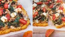 Polenta pizza