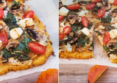 Polenta pizza
