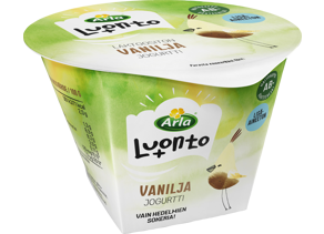 Arla Luonto+ AB vaniljajogurtti 175g laktoositon