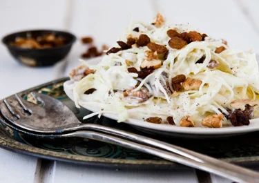 Vit julsallad med matyoghurt