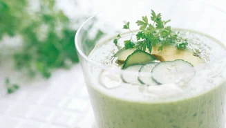 Avokadosoppa med gurka