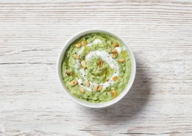 Kale Pesto Creamy Bean Dip
