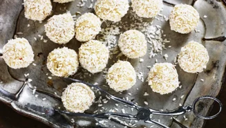 Vit tryffel med smak av äpple och kanel