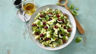 Meloni-kurkkusalaatti