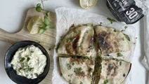 Quesadillas con Arla Protein y salsa de mango