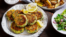 Zucchinibiffar med fetaost