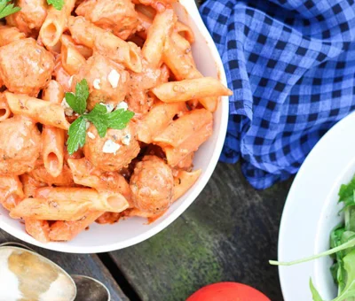 Spicy cream pepper pasta