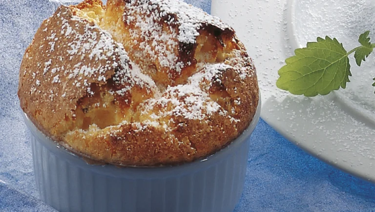 Soufflé mit Castello® Ananas & Mandel Frischkäse