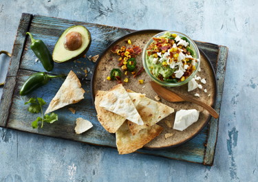 Guacamole med toppings