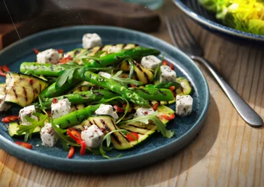 Courgette- en aspergesalade