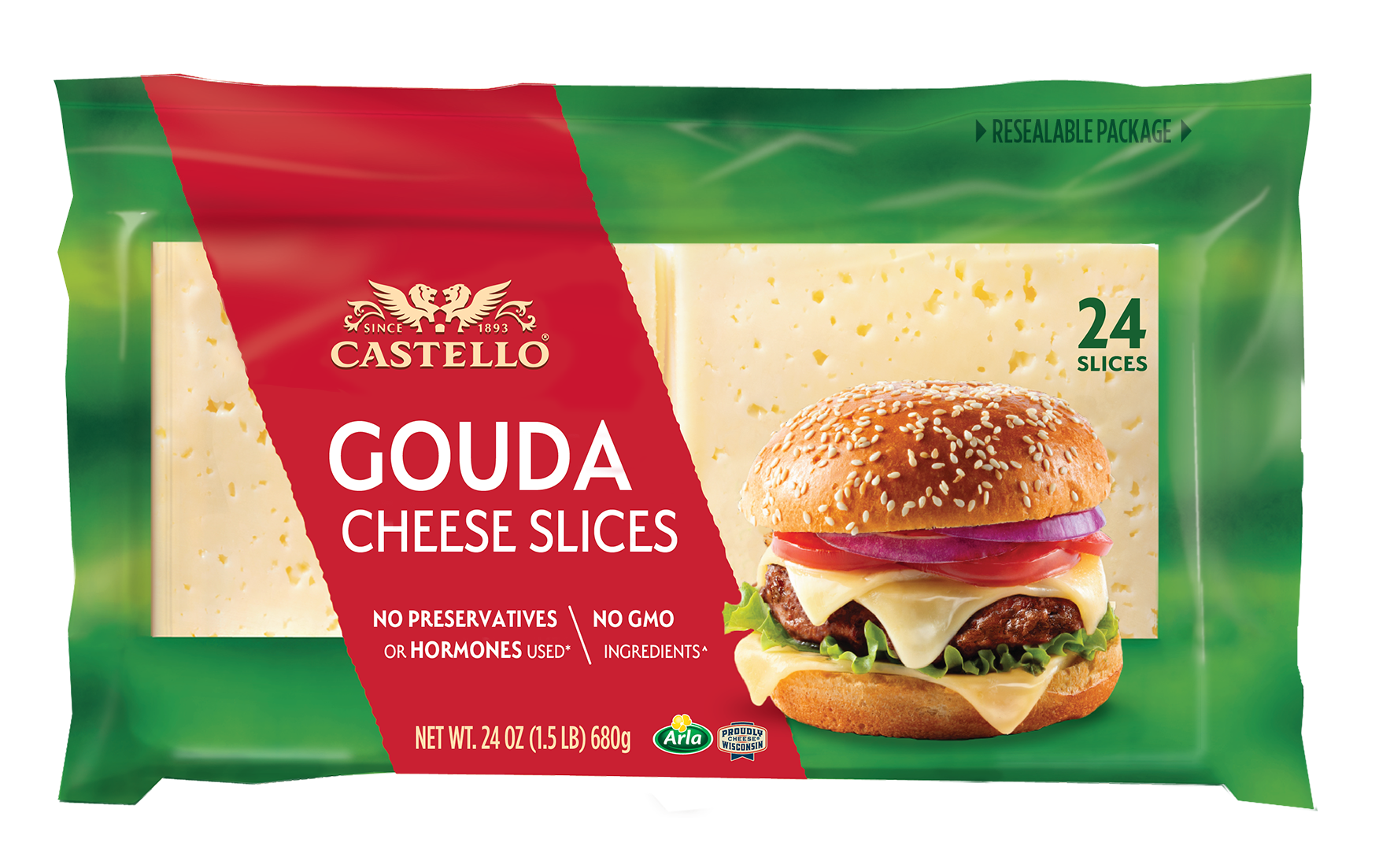 Castello® Sliced Gouda Cheese