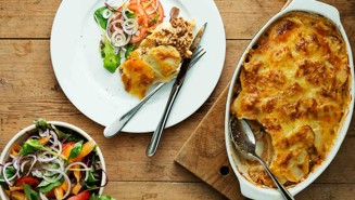 Jauheliha-perunavuoka