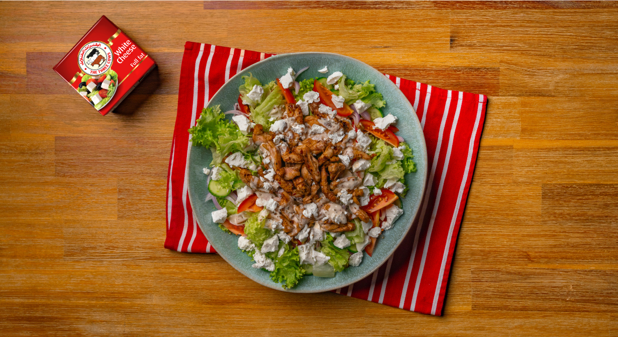 Chicken Shawarma Salad With Feta