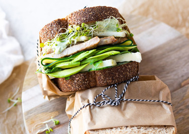 Green Goddess Turkey Havarti Sandwich