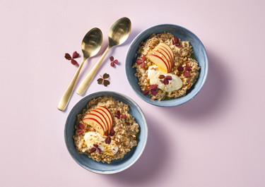 Grød med quinoa og chiafrø