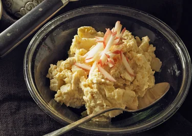 Ostkräm med cheddar och äpple