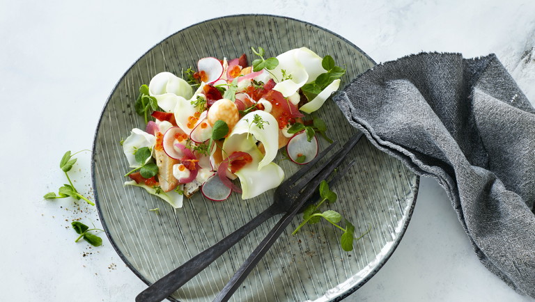 Ørred med røgnuancer