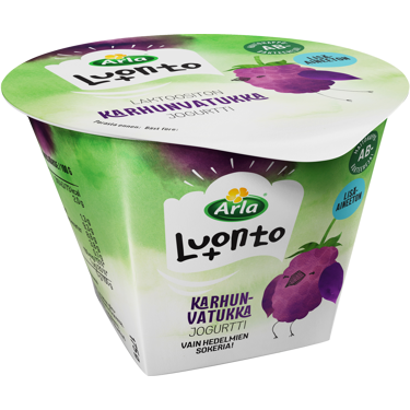 Arla luonto+ karhunvatukkajogurtti 175g laktoositon