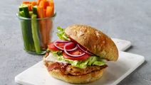 Kyllingeburger med ost