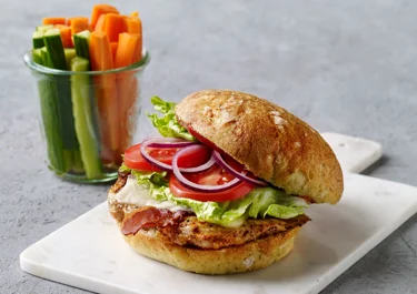 Kyllingeburger med ost
