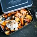 Kyckling med dukkah och rostade rotfrukter