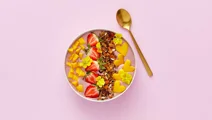Smoothie bowl aardbei