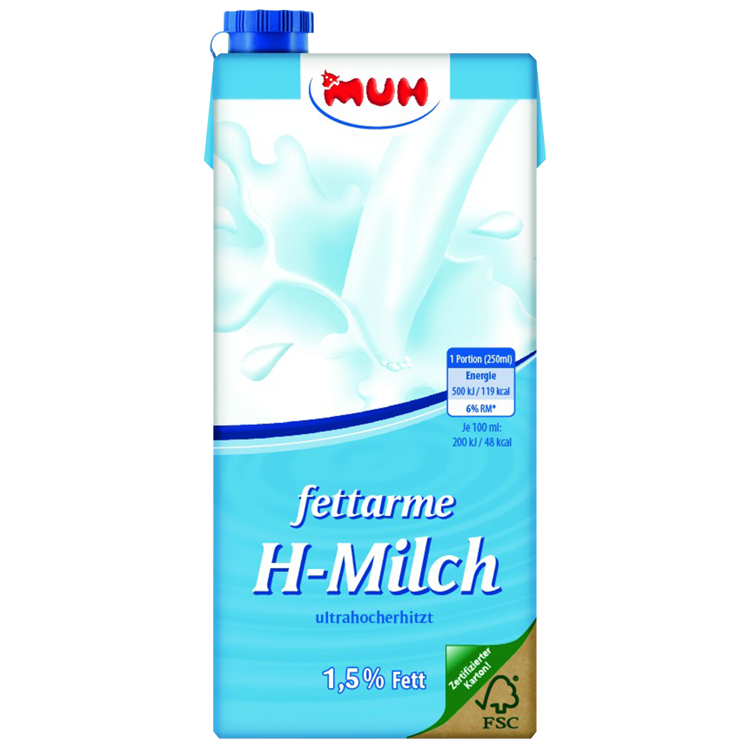 HMilch 1,5 Fett mit Verschluss Großhändler finden Arla® Pro