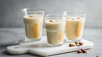 Banansmoothie med jordnötter