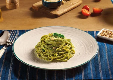 Spaghetti pesto