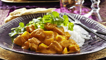 Mango chicken balti