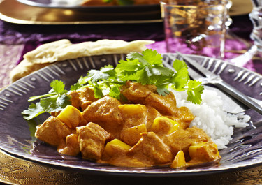 Mango chicken balti