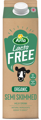 Arla® Lactofree Organic Semi Skimmed Milk Drink 1L